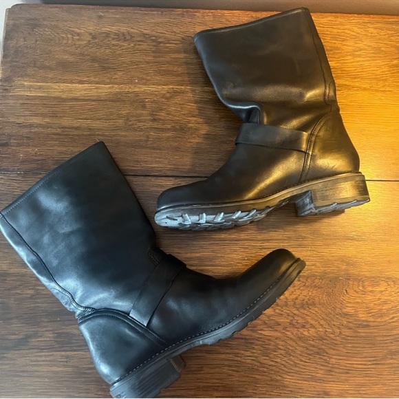 Waterproof Breathable Leather Moto / Engineer Buckle Boot EU 40 / US 10 - Picture 3 of 13